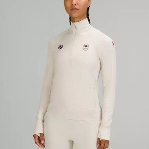 Lululemon Team Canada Engineered Warmth Half Zip Sweater